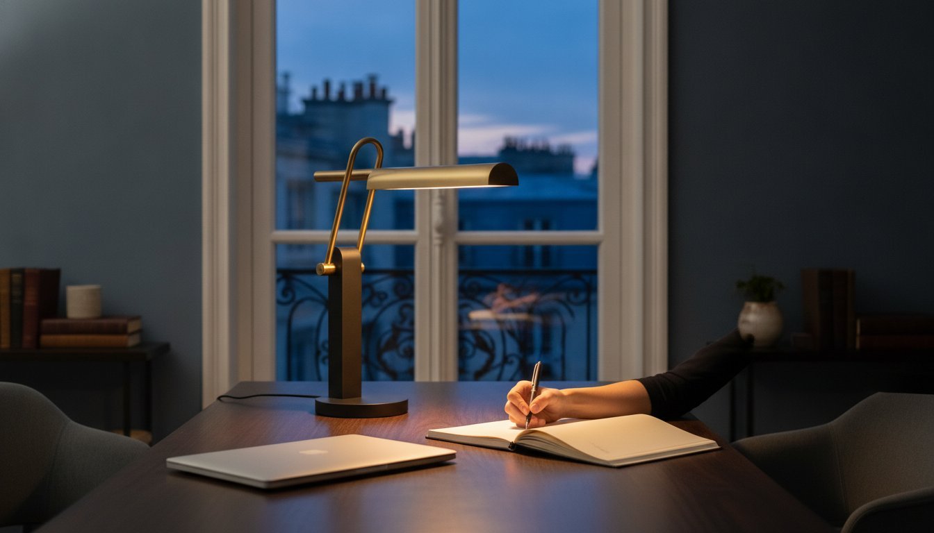 Lampe de bureau : Comment choisir l''éclairage idéal pour votre espace de travail en 2026 - Elements Lighting