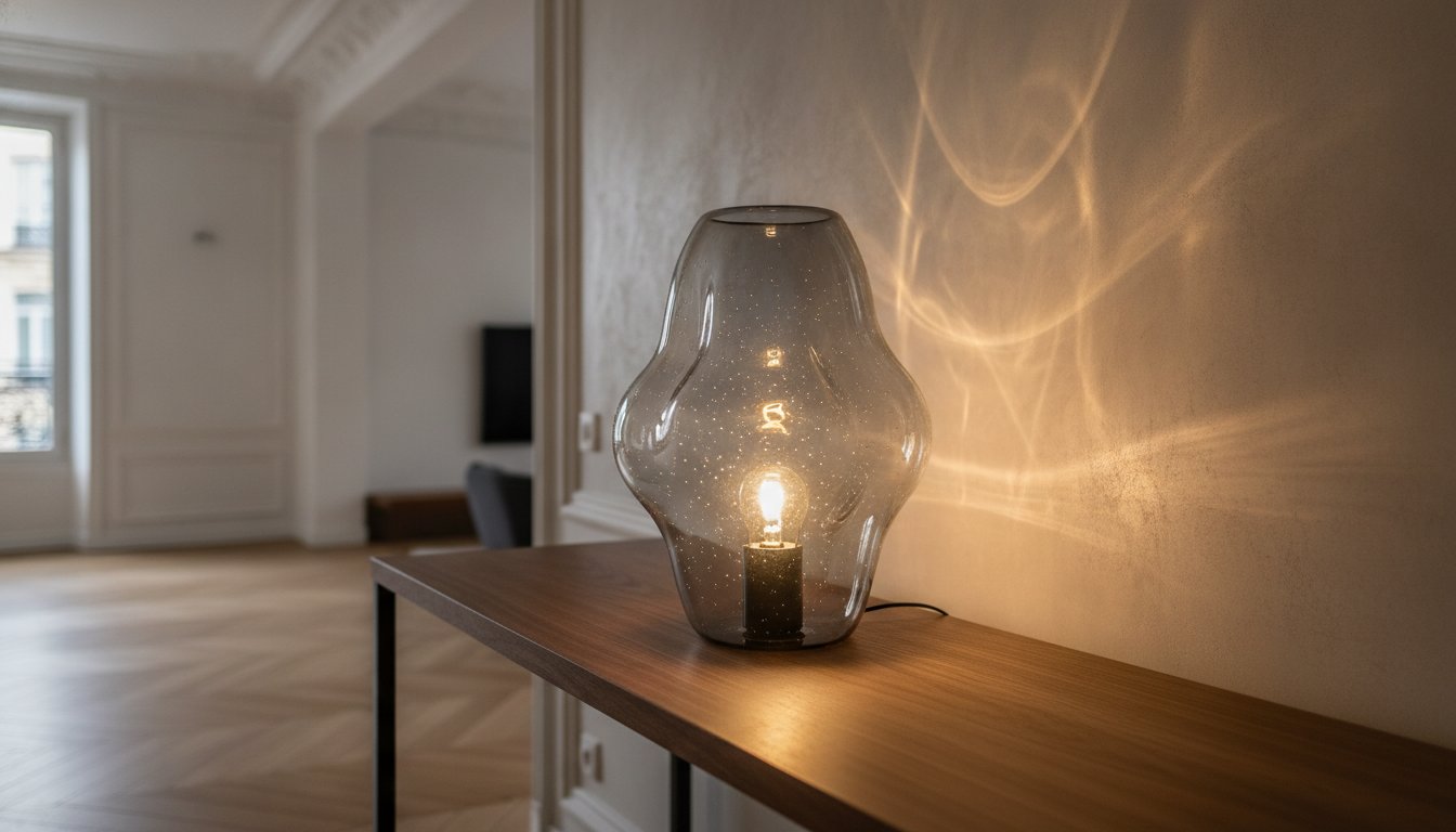 Lampe de table en verre soufflé : Le guide d'achat du luminaire haut de gamme en 2026