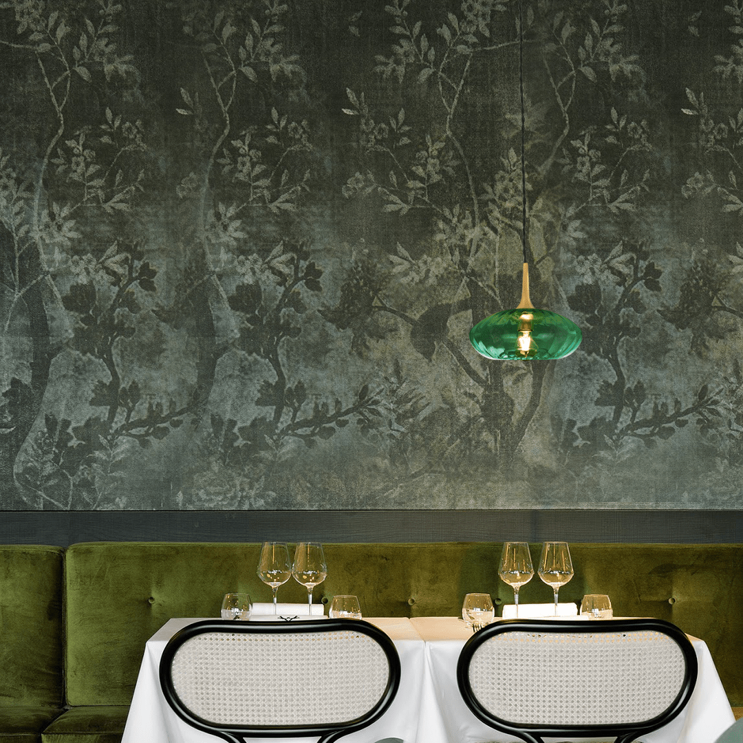 Suspension Petite Grace Vert Emeraude - Elements Lighting