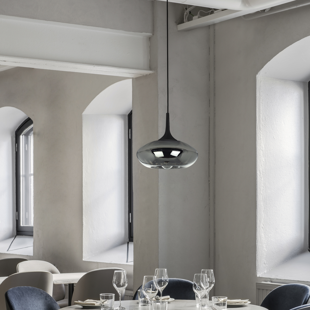 Grace Petite Suspension Hématite - Elements Lighting