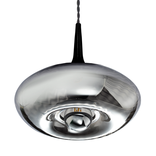 Grace Petite Suspension Hématite - Elements Lighting