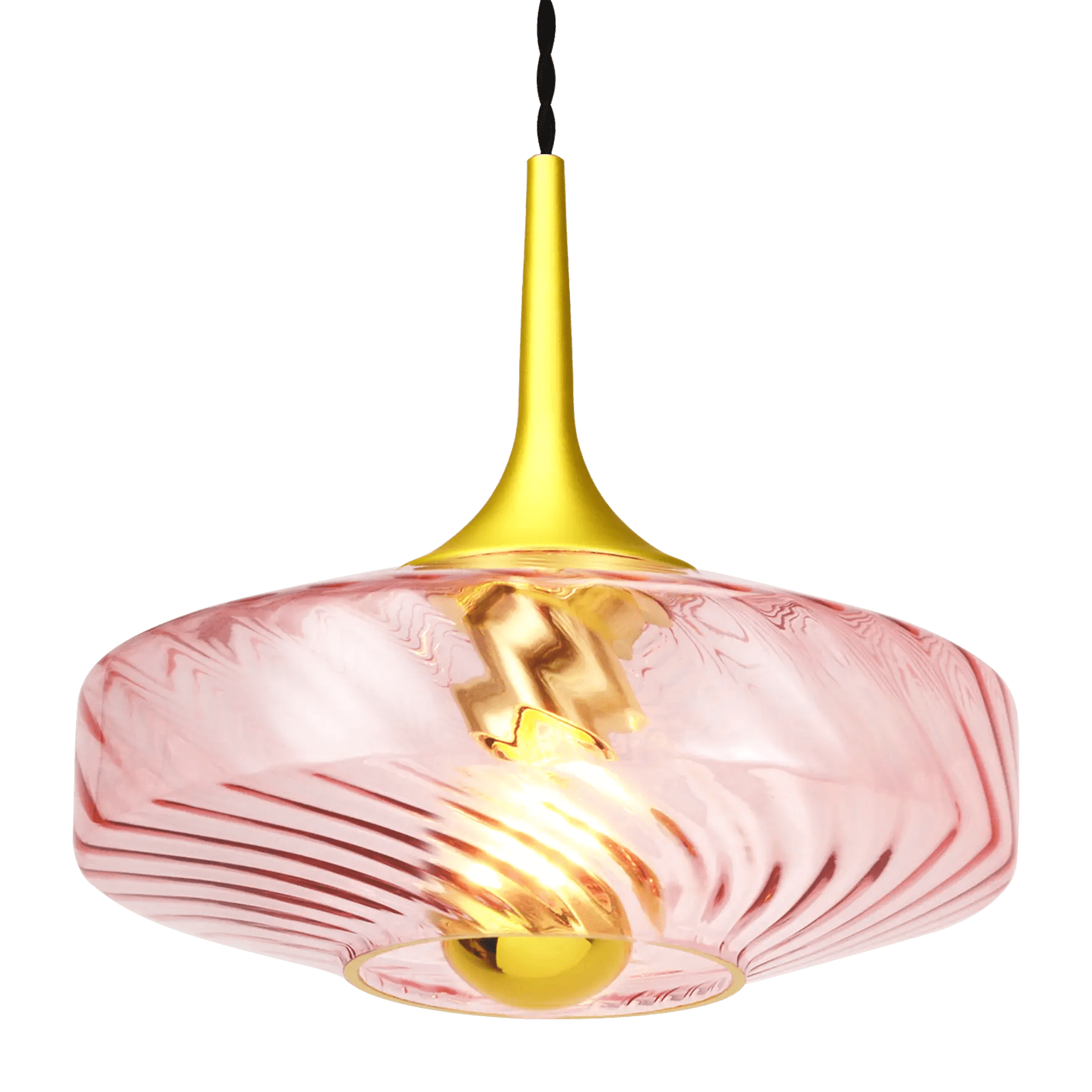 Suspension Roxanne Ø28 cm – Suspension décorative en verre soufflé élégant - Elements Lighting