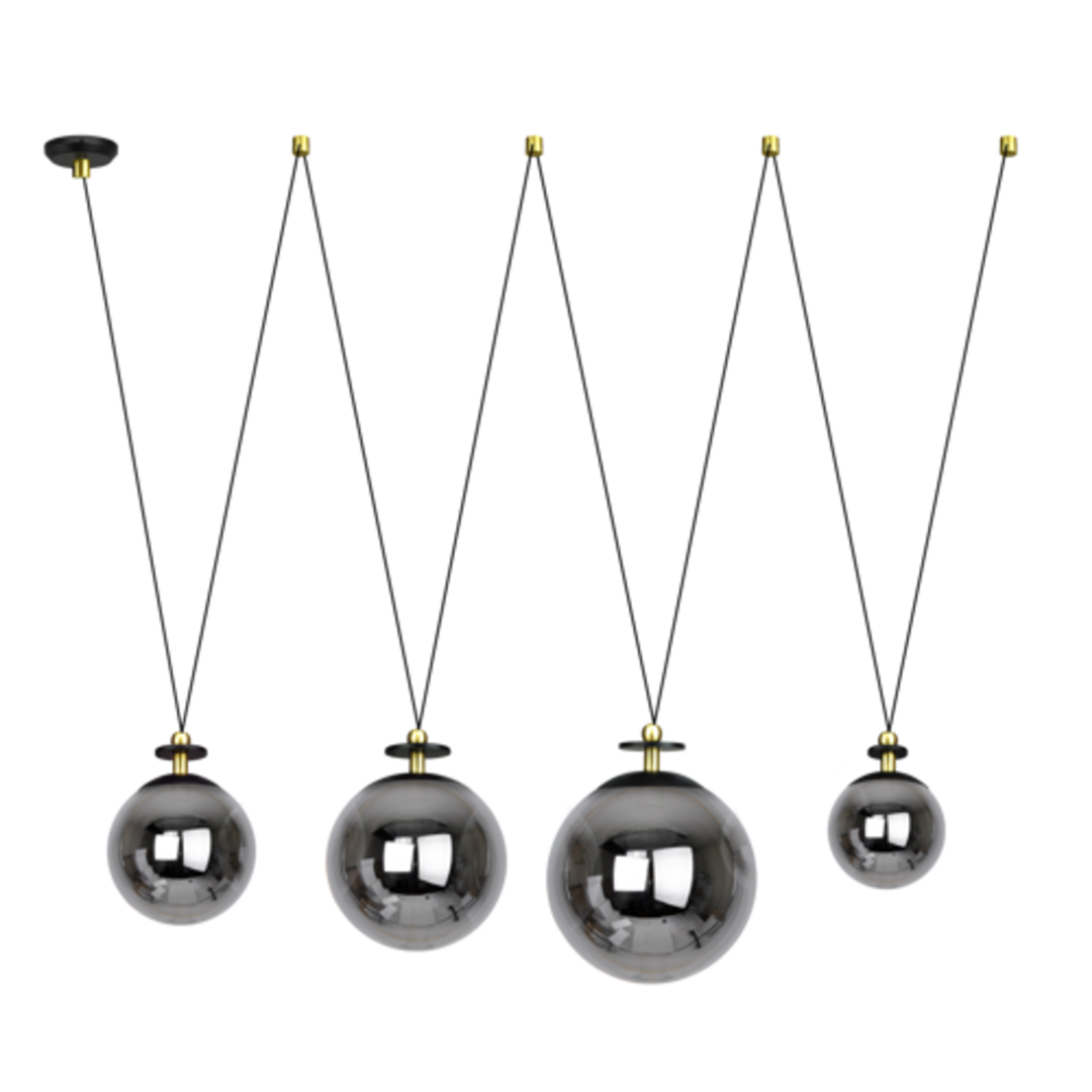 Diane 04 Doré / Noir - Elements Lighting