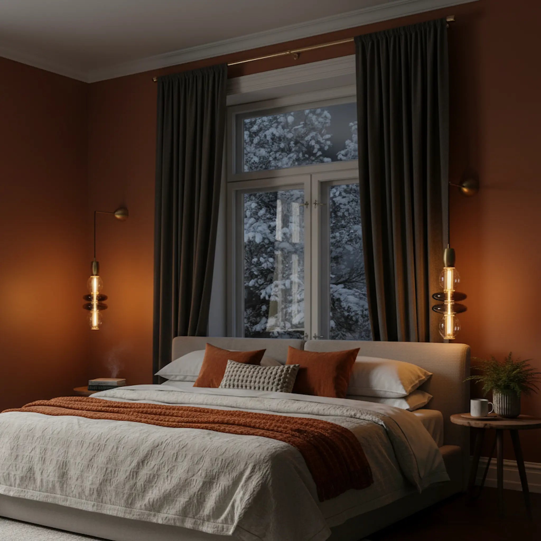 Léonor Suspension Verticale Fumée - Elements Lighting