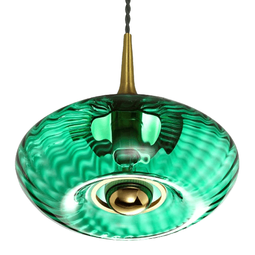Suspension Petite Grace Vert Emeraude - Elements Lighting