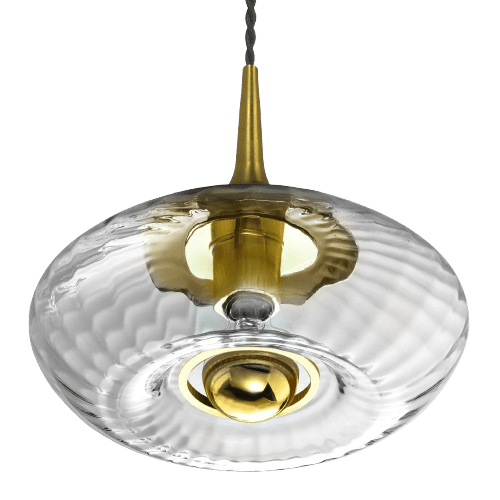 Suspension petite Grace Diamant / Or - Elements Lighting
