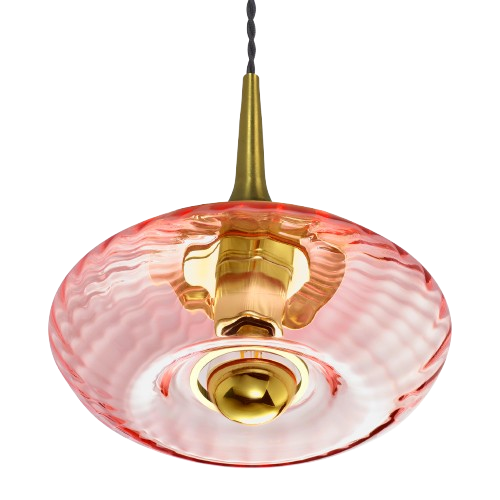 Grace Petite Suspension Rose Spinelle - Elements Lighting