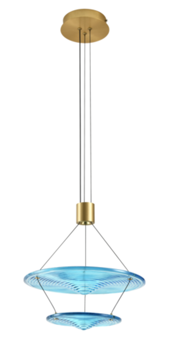 Venise Suspension Aigue-Marine - Elements Lighting