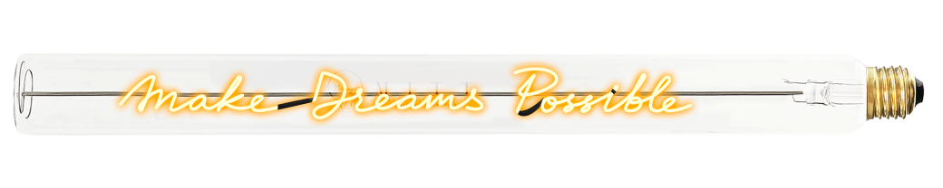 Tube lumineux - Make dreams possible - Elements Lighting