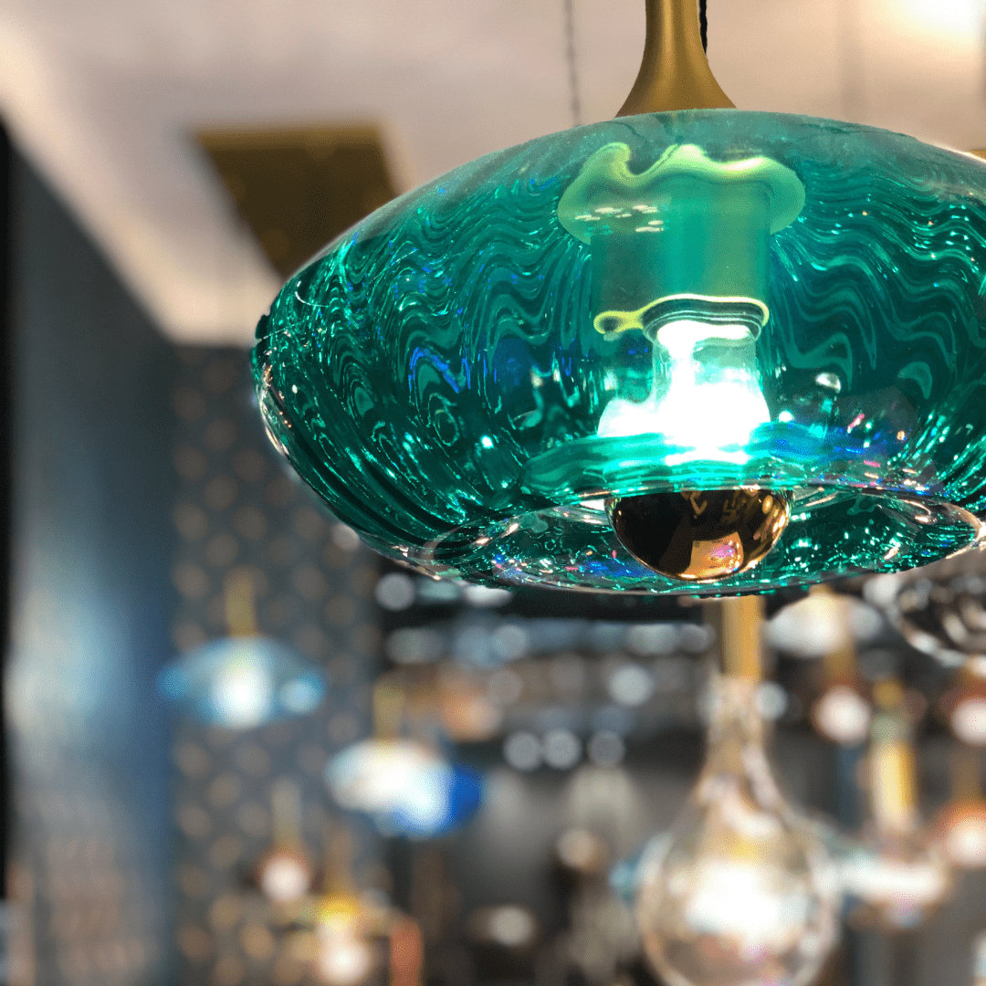 Suspension Grace Vert Emeraude - Elements Lighting