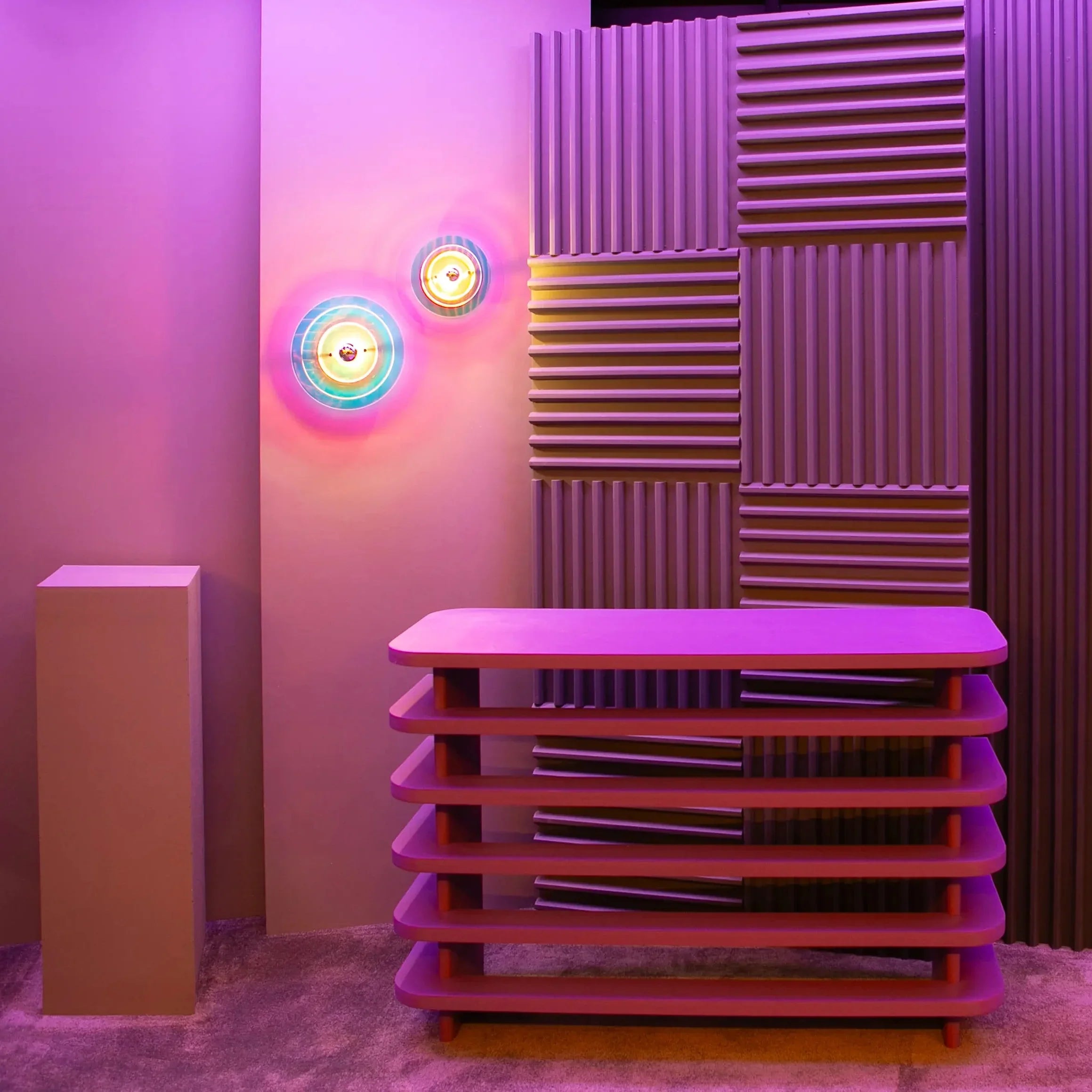 Applique Aurore Ø30 cm – Applique murale moderne en acrylique