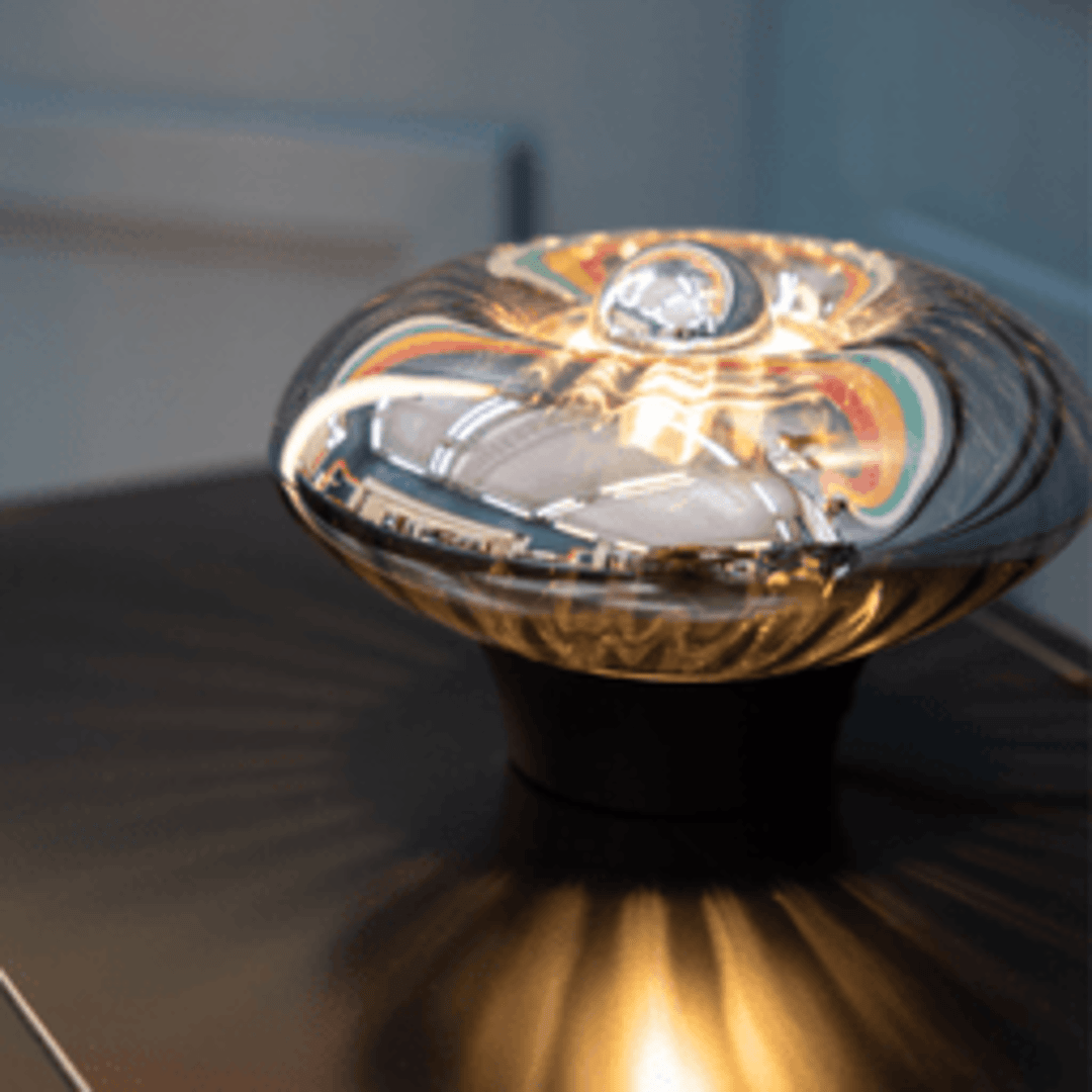 Lampe de table Grace Hématite - Elements Lighting