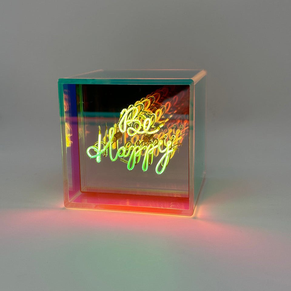 Cube lumineux - BE HAPPY - Elements Lighting