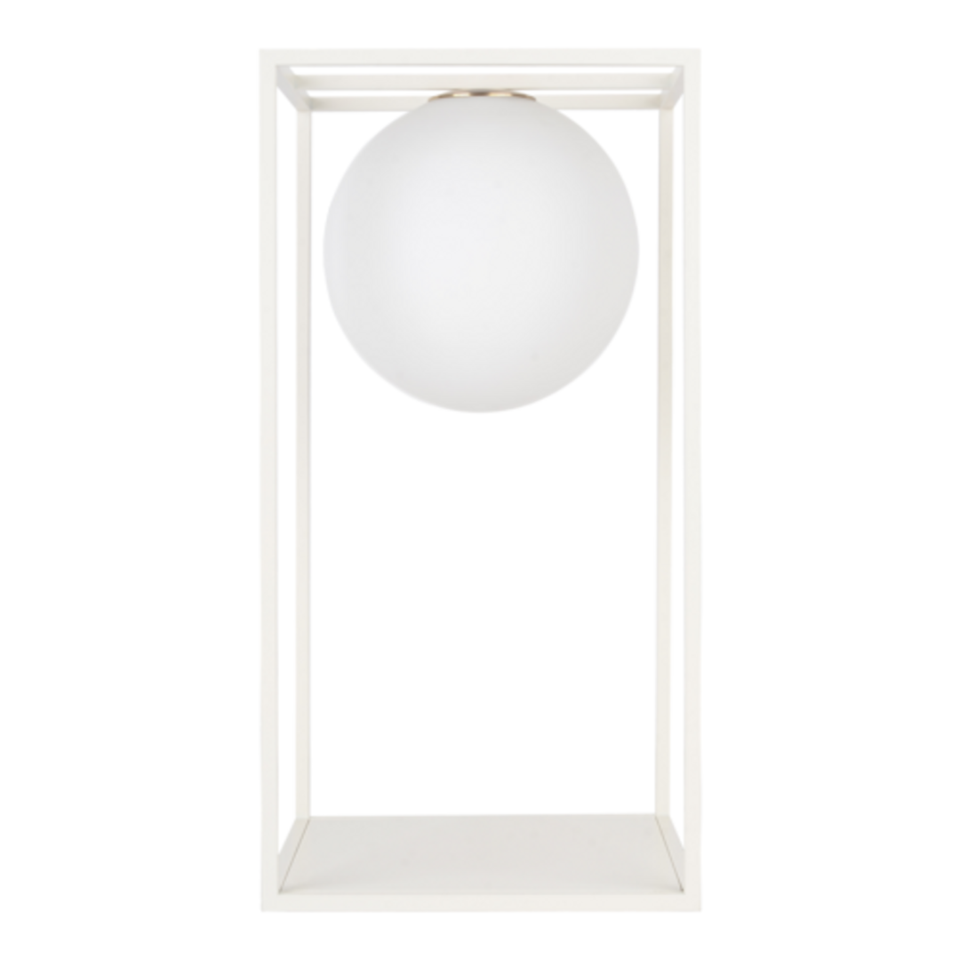 Daisy Lampadaire S Blanc / Verrine Opaque - Elements Lighting