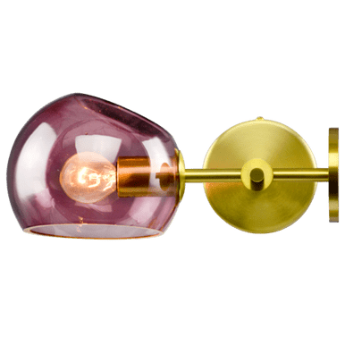 Olga Applique Violet - Elements Lighting