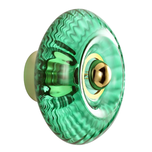 Grace Petite Applique Vert Emeraude - Elements Lighting