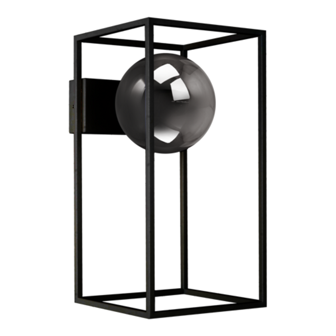 Daisy  Applique Noir / Verrine Noir Miroir - Elements Lighting