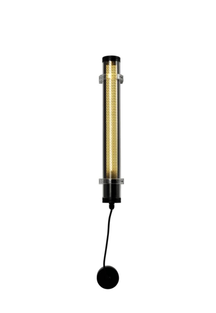 Applique Lukas nid d'abeille en noir - Elements Lighting