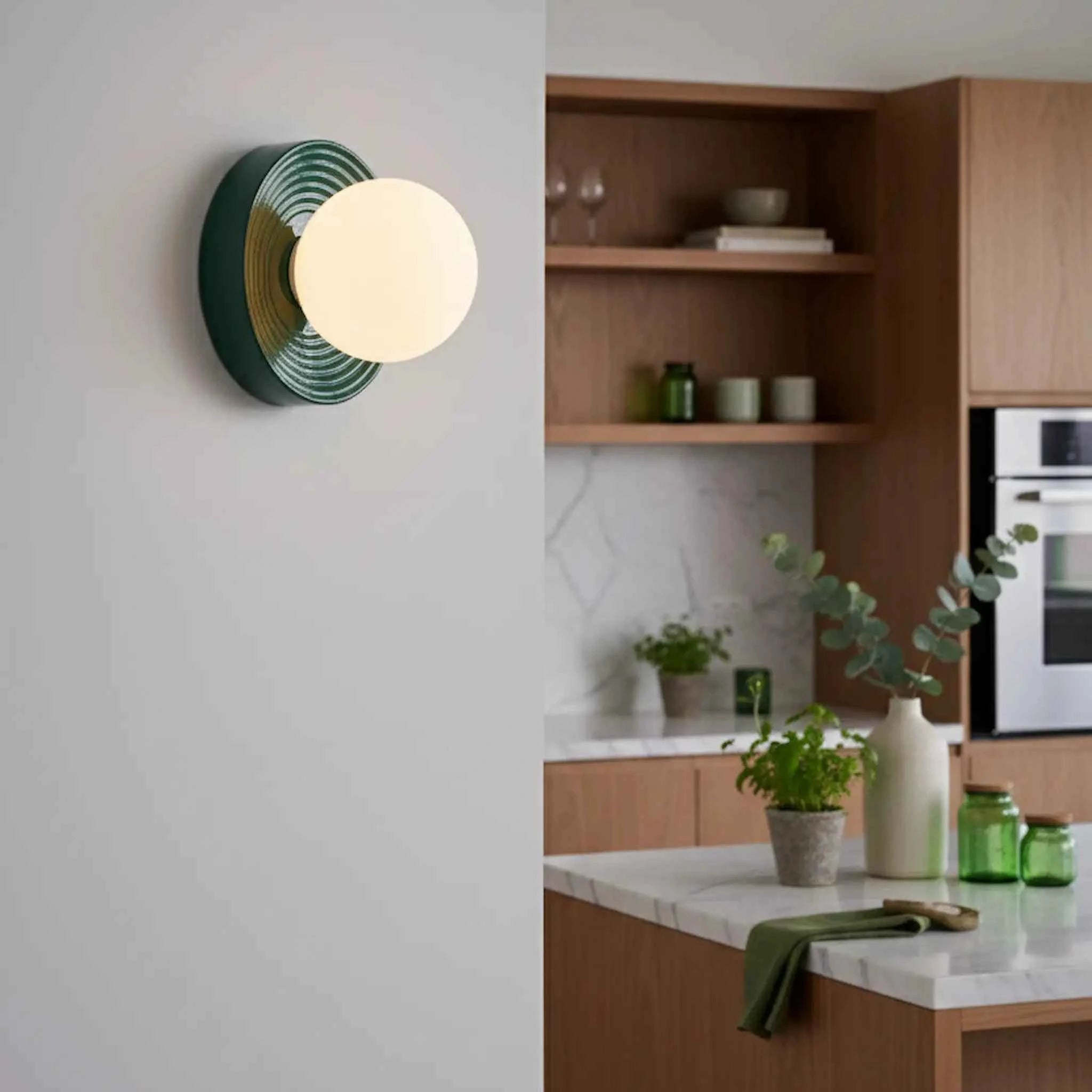 Petite Applique Alicia Emeraude - Elements Lighting