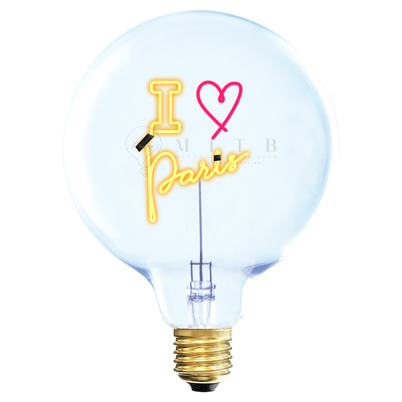 Ampoule MITB - I LOVE PARIS - Elements Lighting