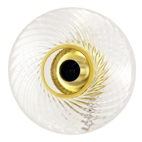 Verrine Roxanne Ø28 cm Diamant – Verrine en verre soufflé transparent design Art Déco