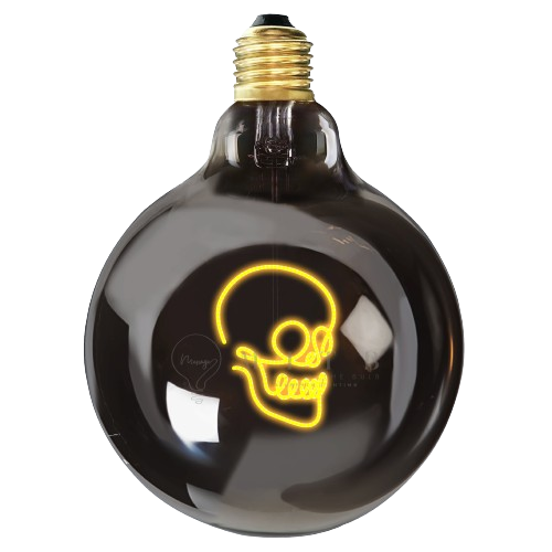 Skull (verre fumé) - Elements Lighting