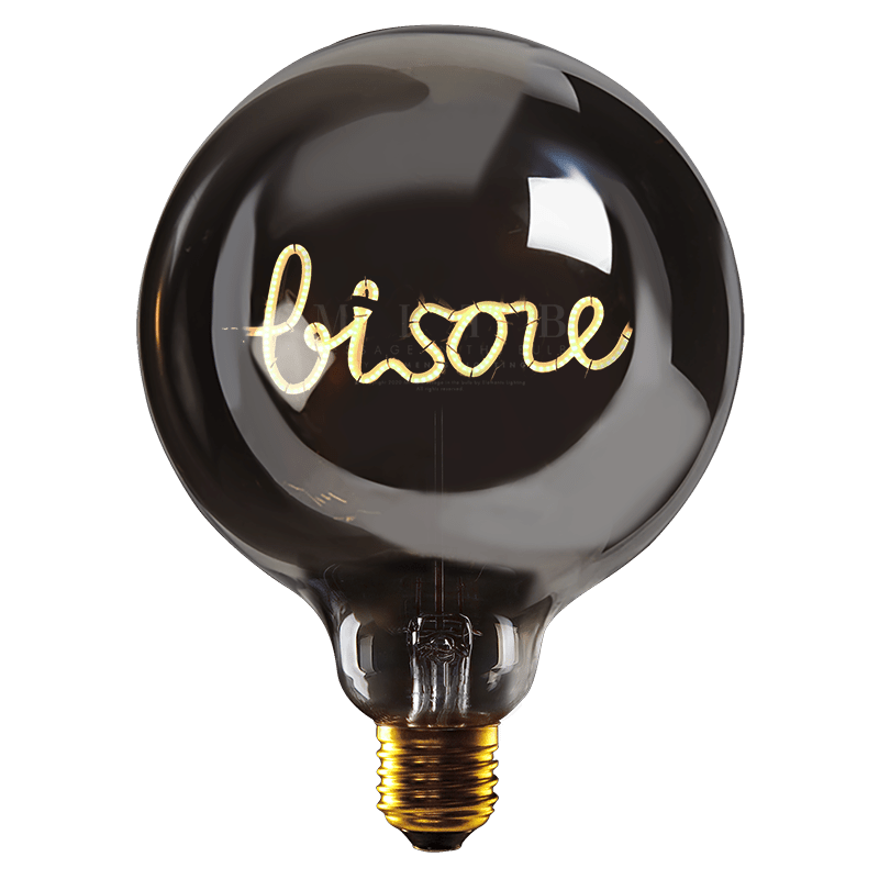 Ampoule MITB - Bisou (verre fumé) - Elements Lighting