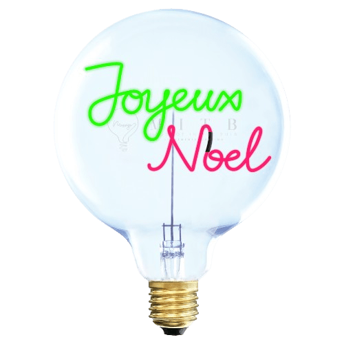 Ampoule MITB - Joyeux Noel - Elements Lighting