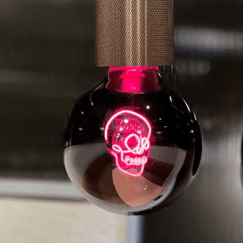 Ampoule MITB - Skull (verre fumé) - Elements Lighting