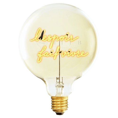 Ampoule MITB - L'espoir Fait Vivre - Elements Lighting
