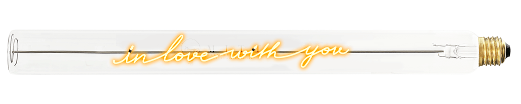 Tube lumineux - In love with you - Elements Lighting