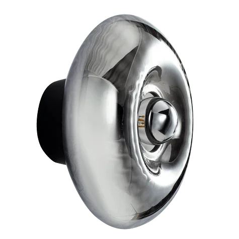 Applique Petit Grace Hématite – Design moderne et finition sombre au style minéral