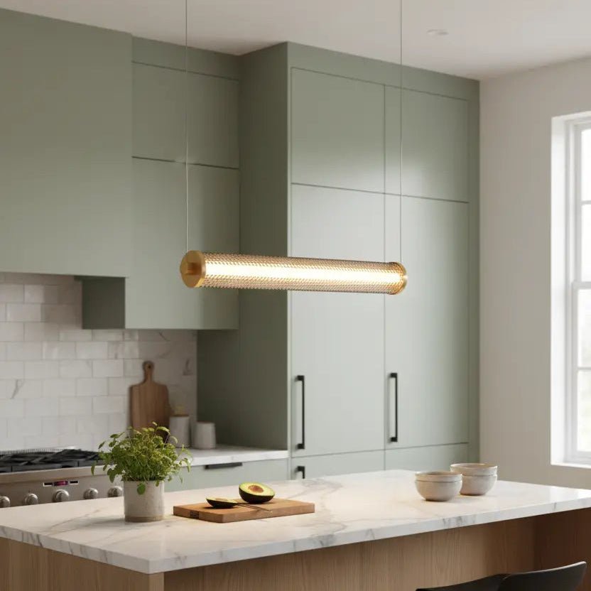 Tiffany Suspension Horizontale Graphite - Elements Lighting