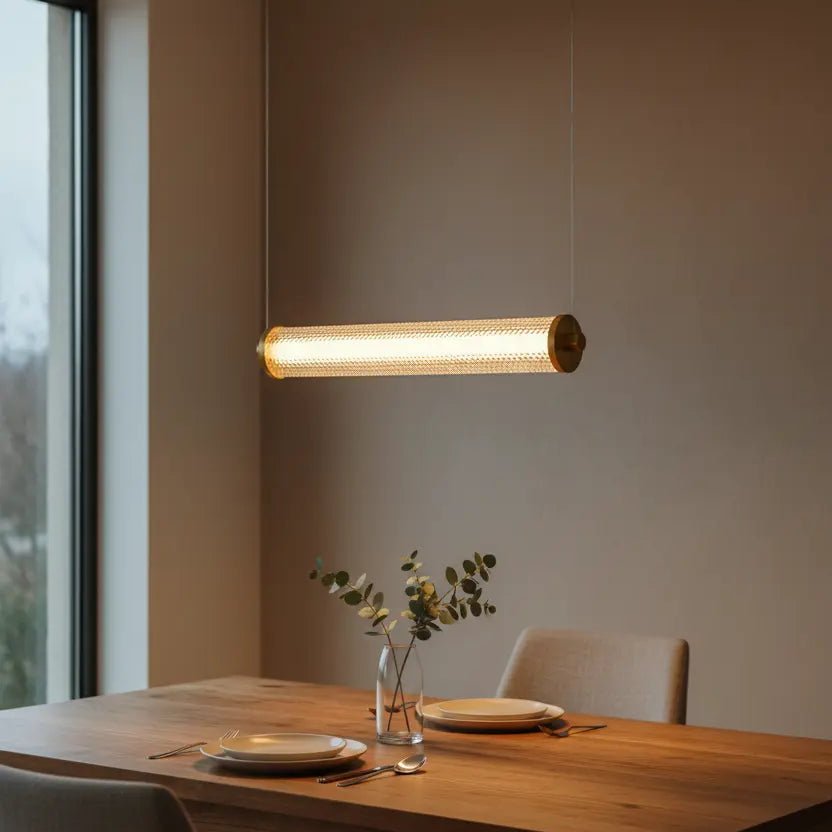 Suspension Horizontale Tiffany Diamant - Elements Lighting