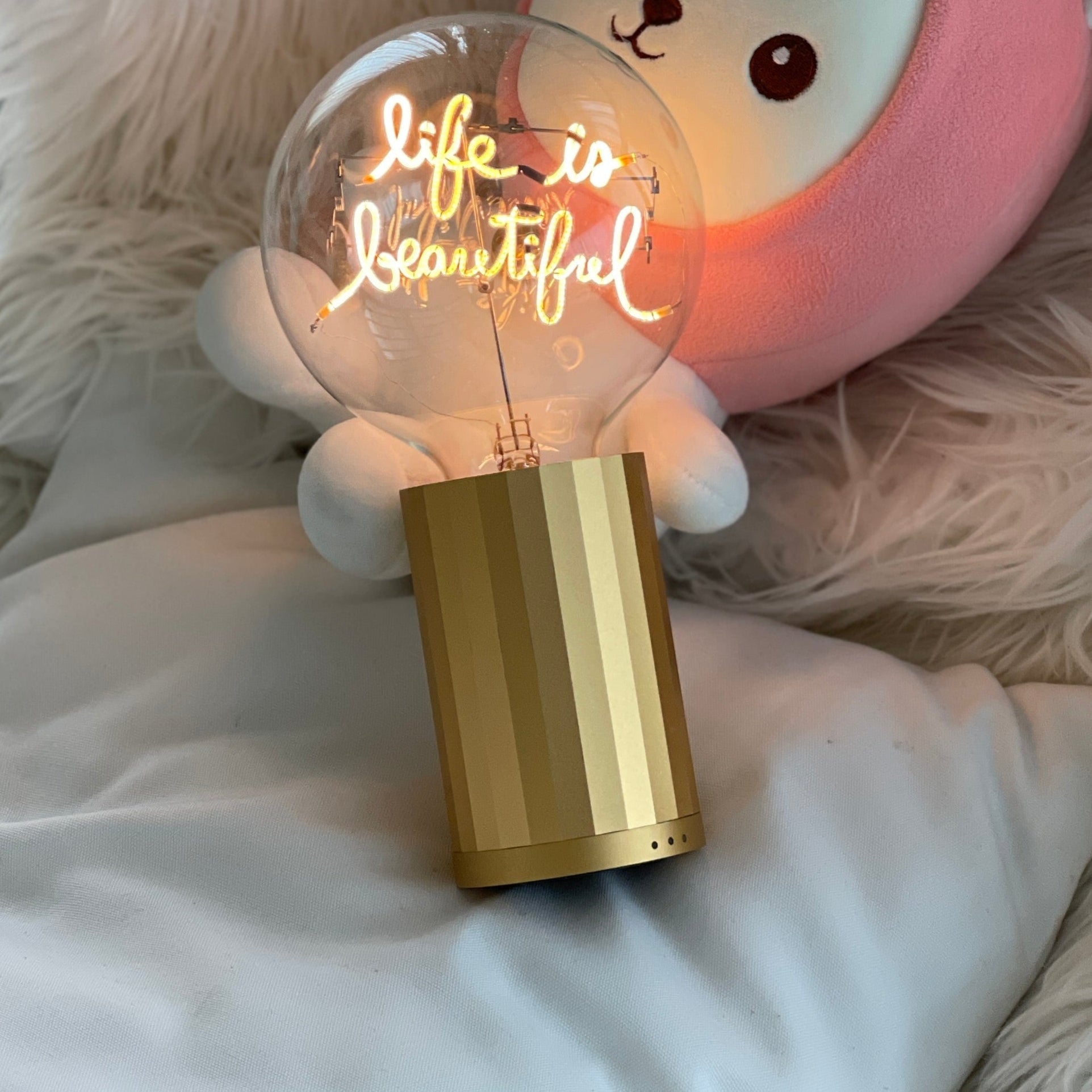 Sans Fil - Socle Doré - Elements Lighting