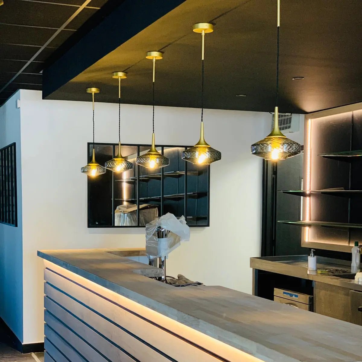 Roxanne Petite Suspension Graphite - Elements Lighting