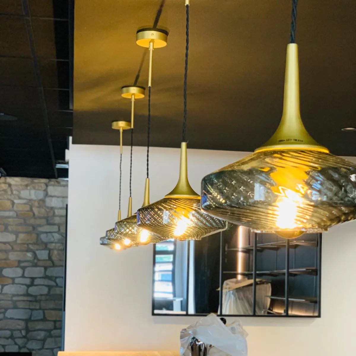 Roxanne Petite Suspension Graphite - Elements Lighting