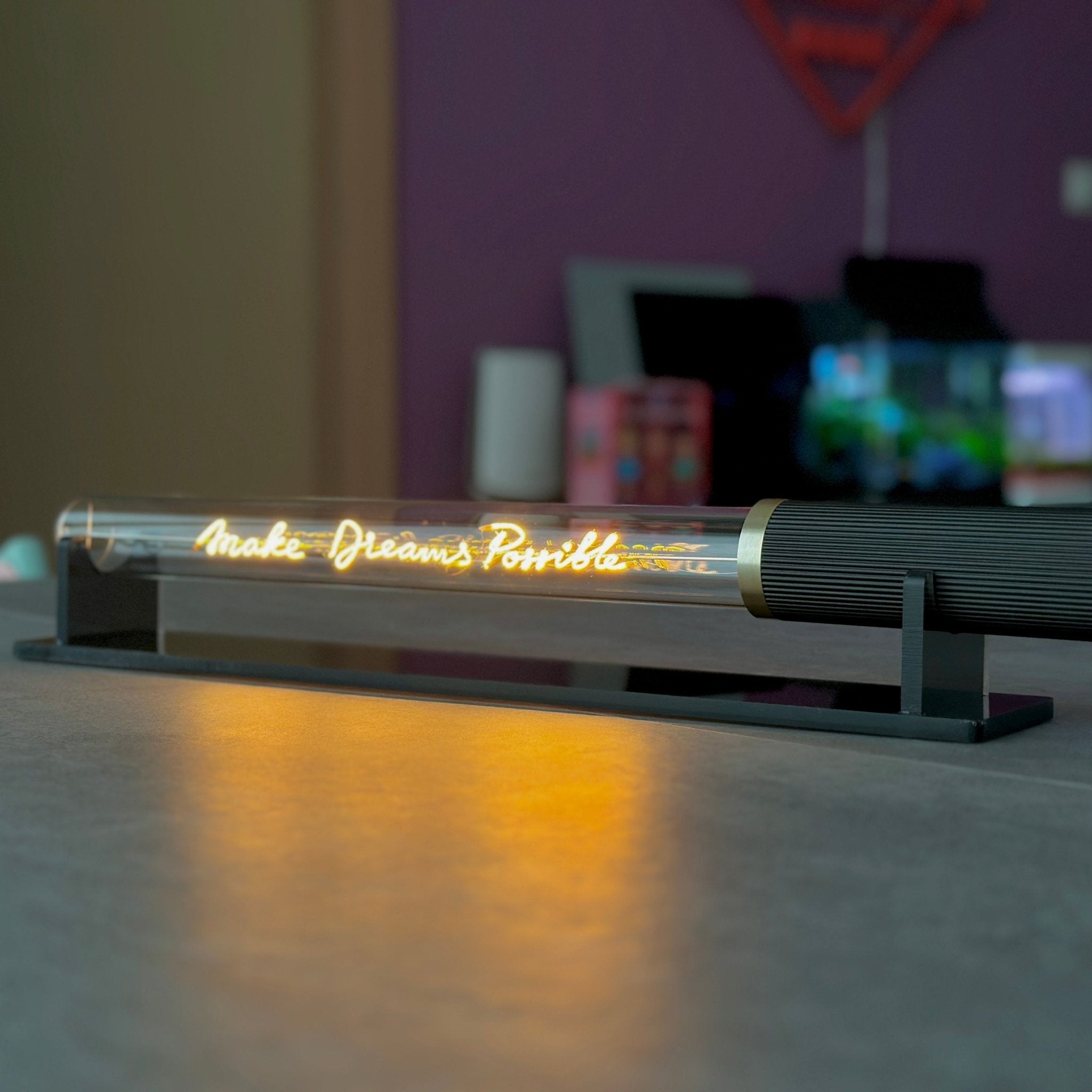 Tube lumineux - Make dreams possible - Elements Lighting