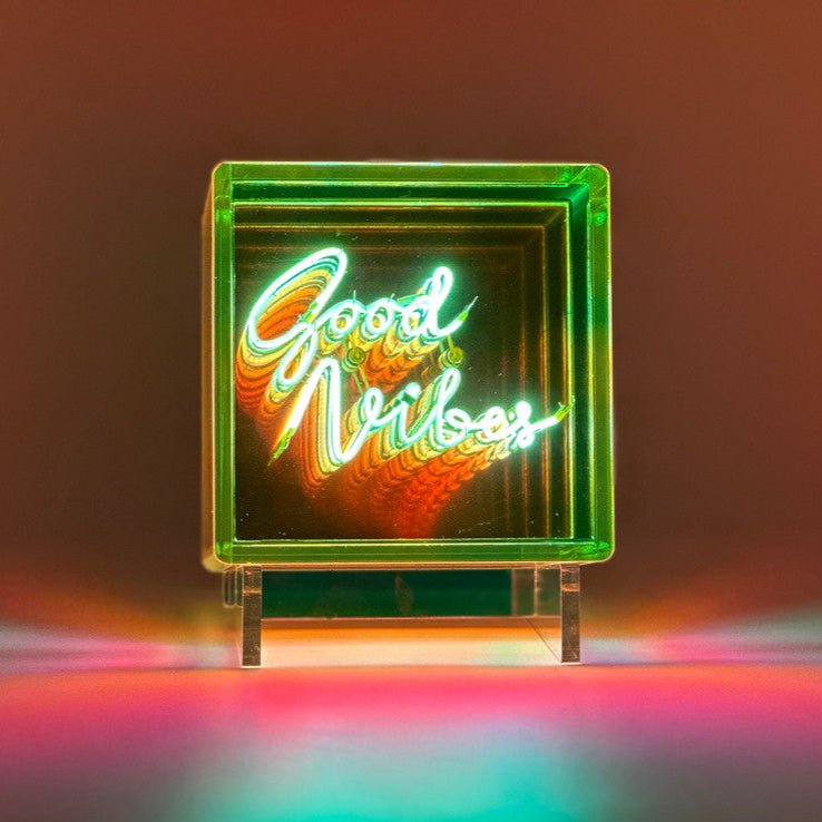 Cube lumineux - GOOD VIBES - Elements Lighting