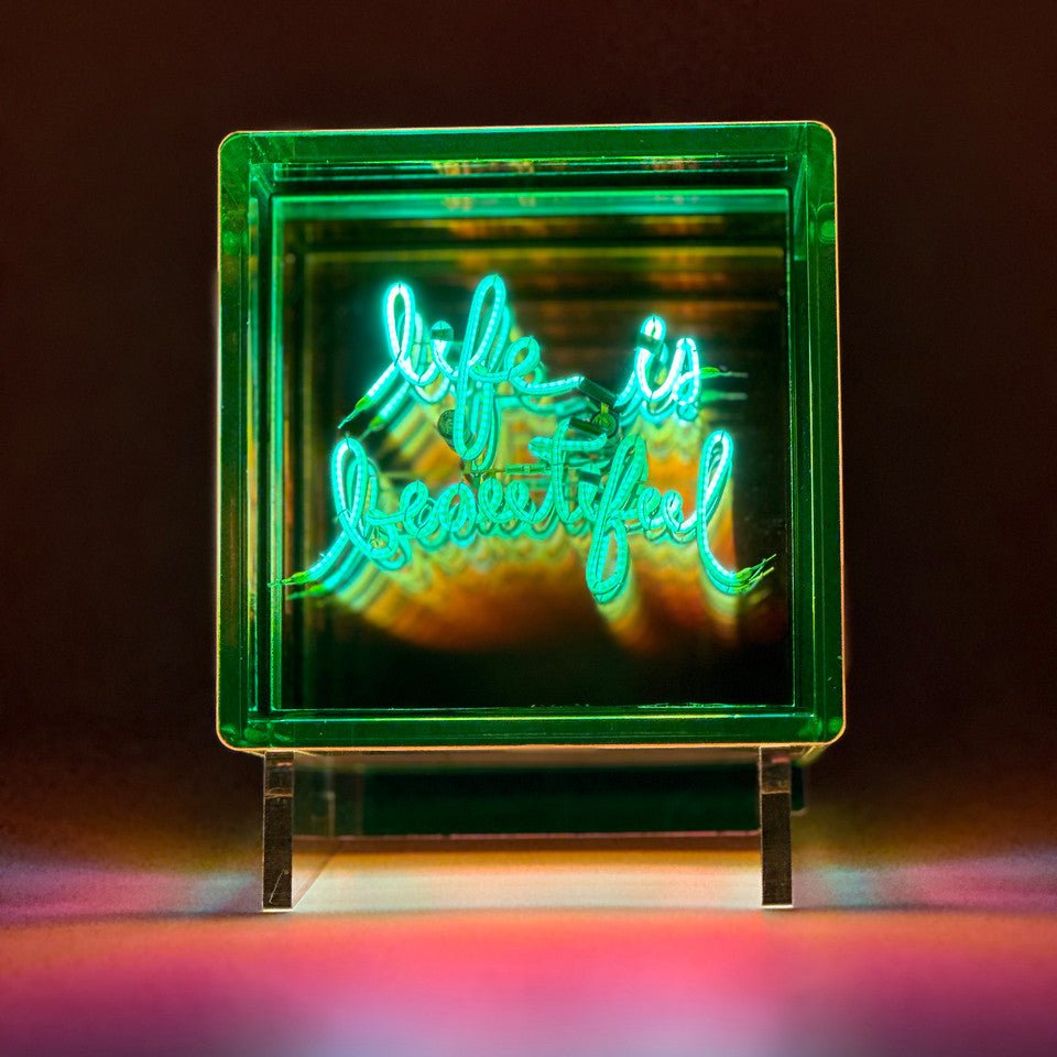 Cube lumineux - LIFE IS BEAUTIFUL - Elements Lighting