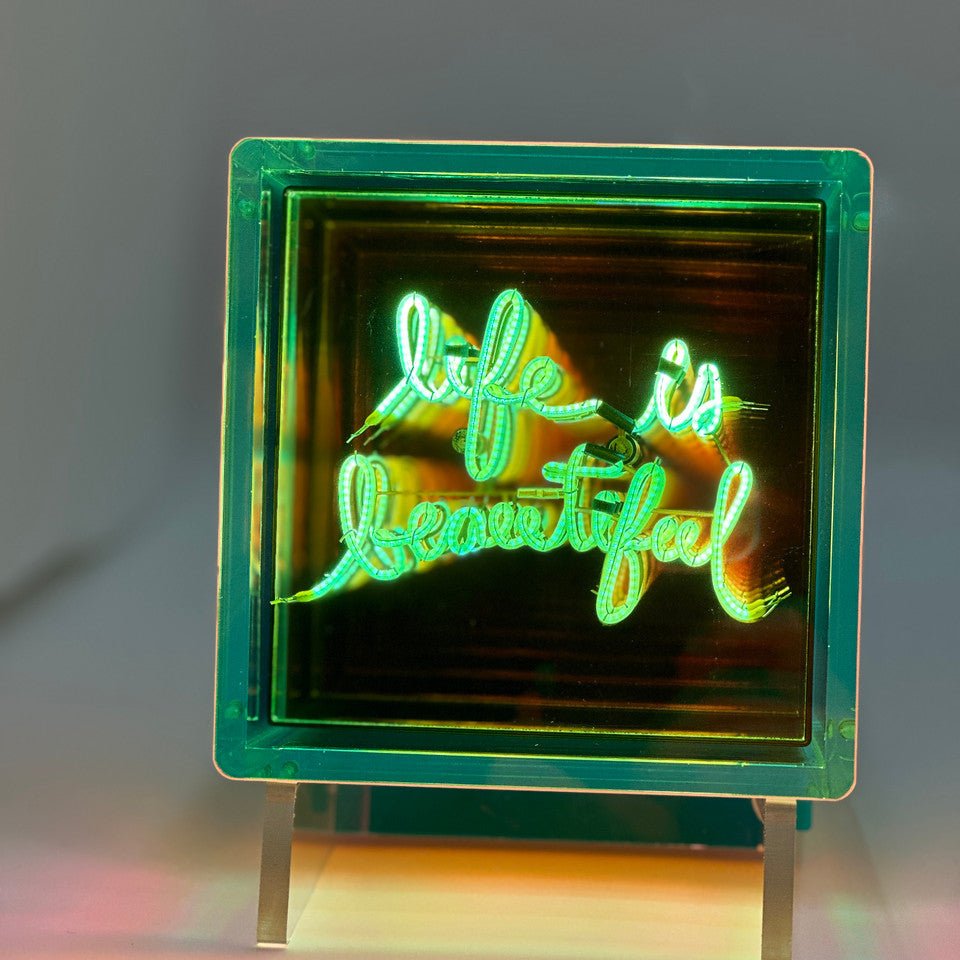 Cube lumineux - LIFE IS BEAUTIFUL - Elements Lighting