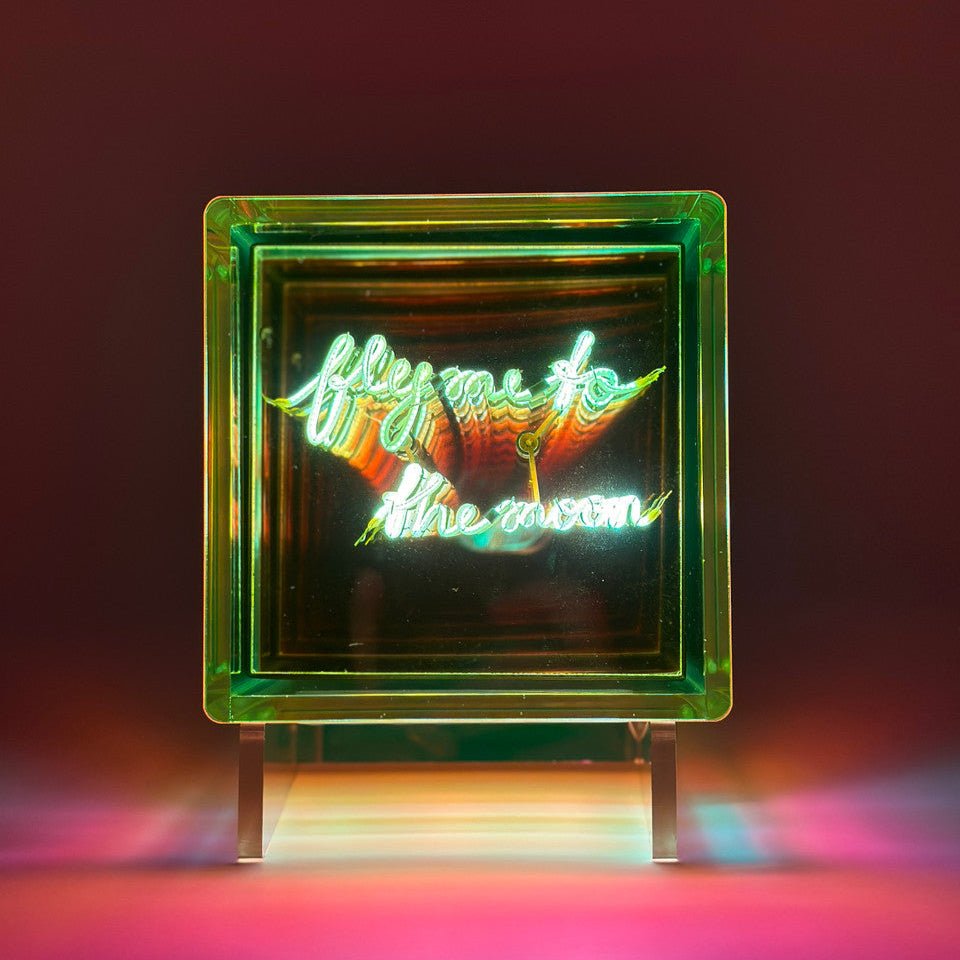 Cube lumineux - FLY ME TO THE MOON - Elements Lighting