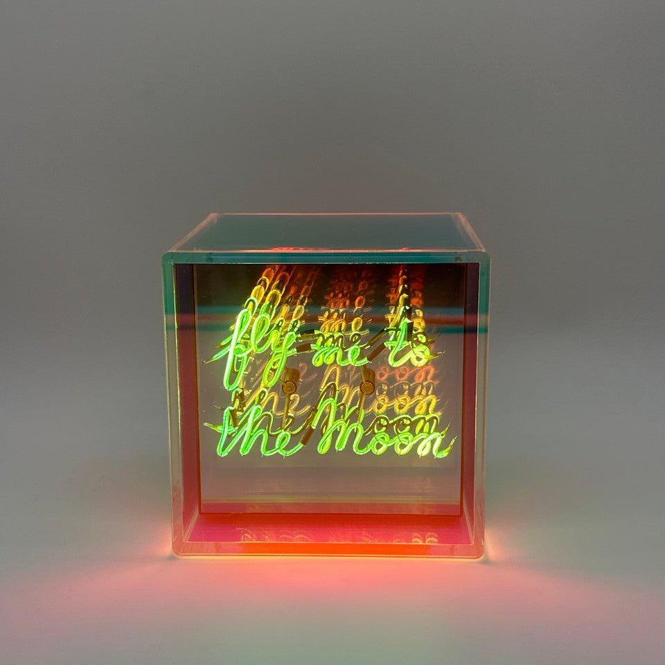 Cube lumineux - FLY ME TO THE MOON - Elements Lighting