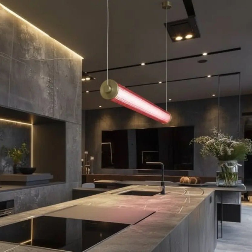 Suspension Horizontale Tiffany Rose Spinelle - Elements Lighting