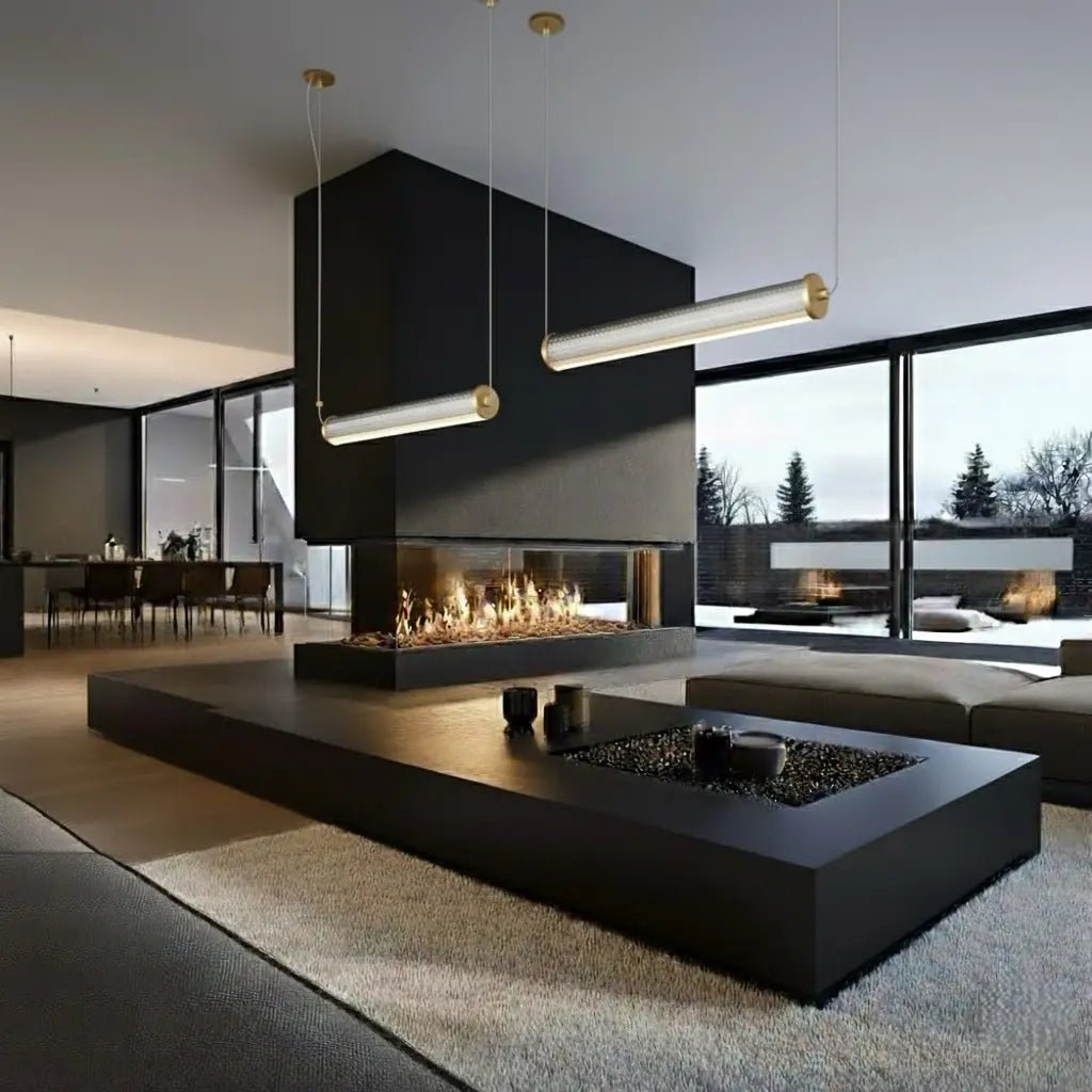 Tiffany Suspension Horizontale Graphite - Elements Lighting