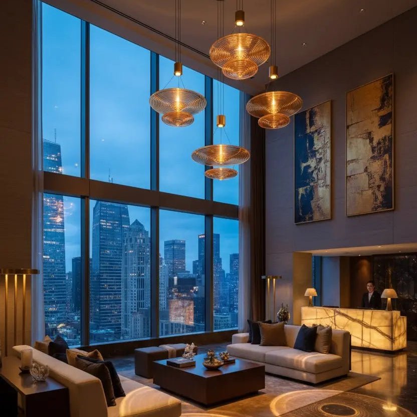 Venise Suspension Topaze - Elements Lighting