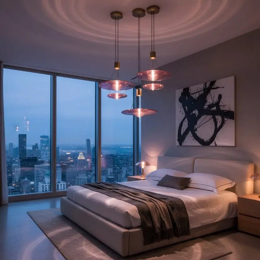 Venise Suspension Rose Spinelle - Elements Lighting