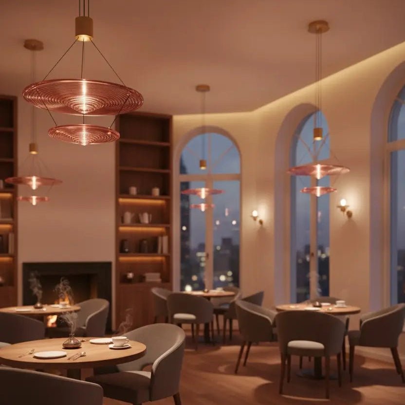 Venise Suspension Rose Spinelle - Elements Lighting