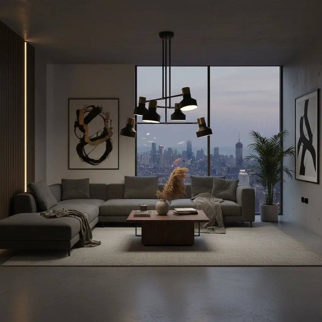 Dorothy Plafonnier 06 Noir - Elements Lighting