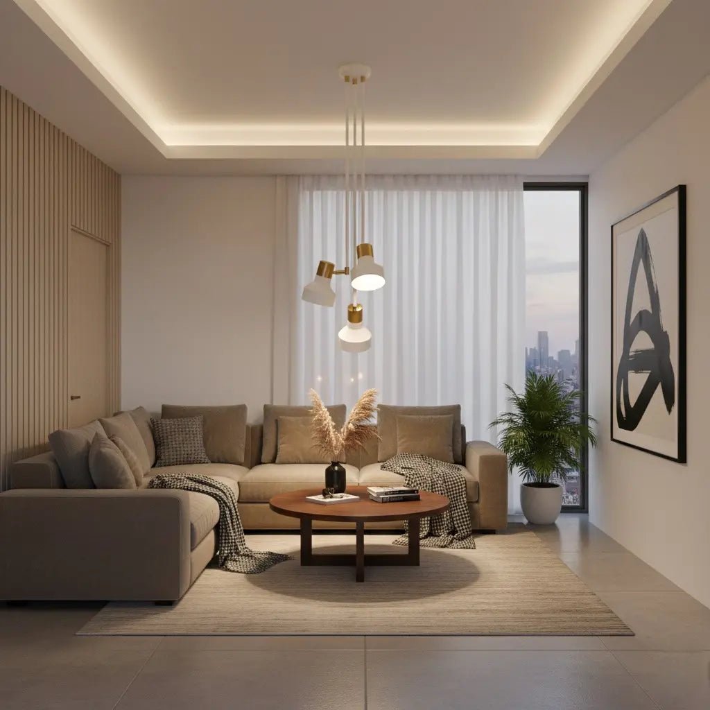 Dorothy Plafonnier 03 Blanc - Elements Lighting